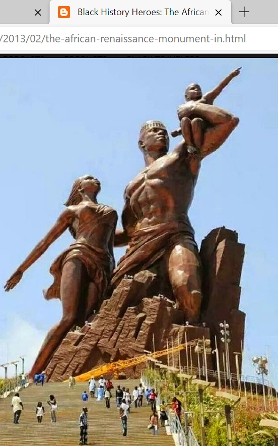 The African Renaissance Monument- Sengagal
